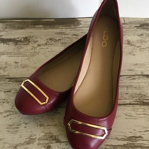Berry Aldo flats new with box!